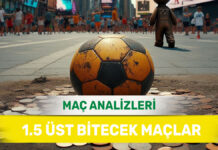 31 Ekim 2025 Cuma – 1.5 üst olacak maçlar analizi 31 Ekim 2025 Cuma 1.5 Üst yorumlu maç analizleri