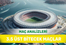 12 Ekim 2025 Pazar 3.5 Üst yorumlu maç analizleri