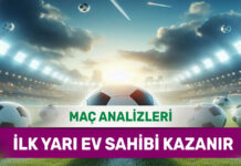 4 Ekim 2025 Cumartesi İY 1 yorumlu maç analizleri
