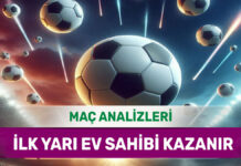26 Ekim 2025 Pazar – ev sahibinin ilk yarıyı kazanacağı maçlar analizi 26 Ekim 2025 Pazar İY 1 yorumlu maç analizleri