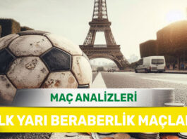 6 Ekim 2025 Pazartesi İY X yorumlu maç analizleri