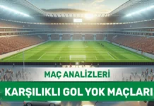6 Kasım 2025 Perşembe – karşılıklı gol olmayacak maçlar analizi 5 Ekim 2025 Pazar KG YOK yorumlu maç analizleri