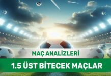 2 Kasım 2025 Pazar 1.5 Üst yorumlu maç analizleri