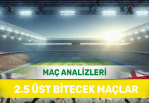 11 Kasım 2025 Salı 2.5 Üst yorumlu maç analizleri