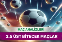 6 Kasım 2025 Perşembe – 2.5 üst olacak maçlar analizi 6 Kasım 2025 Perşembe 2.5 Üst yorumlu maç analizleri