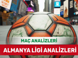 8 Kasım 2025 Cumartesi Almanya ligi yorumlu maç analizleri