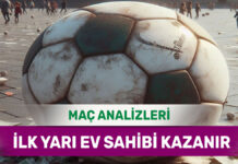 10 Kasım 2025 Pazartesi İY 1 yorumlu maç analizleri