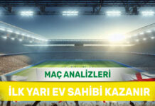 11 Kasım 2025 Salı İY 1 yorumlu maç analizleri