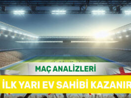 11 Kasım 2025 Salı İY 1 yorumlu maç analizleri