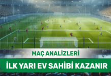 3 Kasım 2025 Pazartesi İY 1 yorumlu maç analizleri