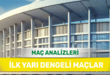 5 Mayıs 2026 Salı | İlk 45 Dakika Sonunda Eşitlik Potansiyeli Olan Maçlar 23 Ocak 2026 Cuma İY X yorumlu maç analizleri