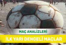 26 Ocak 2026 Pazartesi | İlk Yarısı Kontrollü Geçecek Mücadeleler 1 Ocak 2026 Perşembe İY X yorumlu maç analizleri