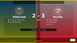 Haftanın Kazananı Sevilla! Rakiplerinin Hata Yaptığı Haftada Kritik Skor: 2-3
