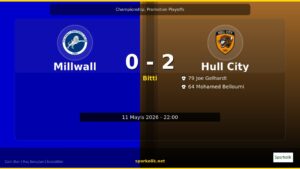 0-2 Sonrası Hull City Championship finalinde